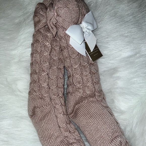 Laila Bow Fleece Lined Sock - Picture 2 of 7